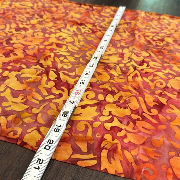 Tangerine Temple Tropical Cover Up Wrap Sarong - Picture 11 of 12